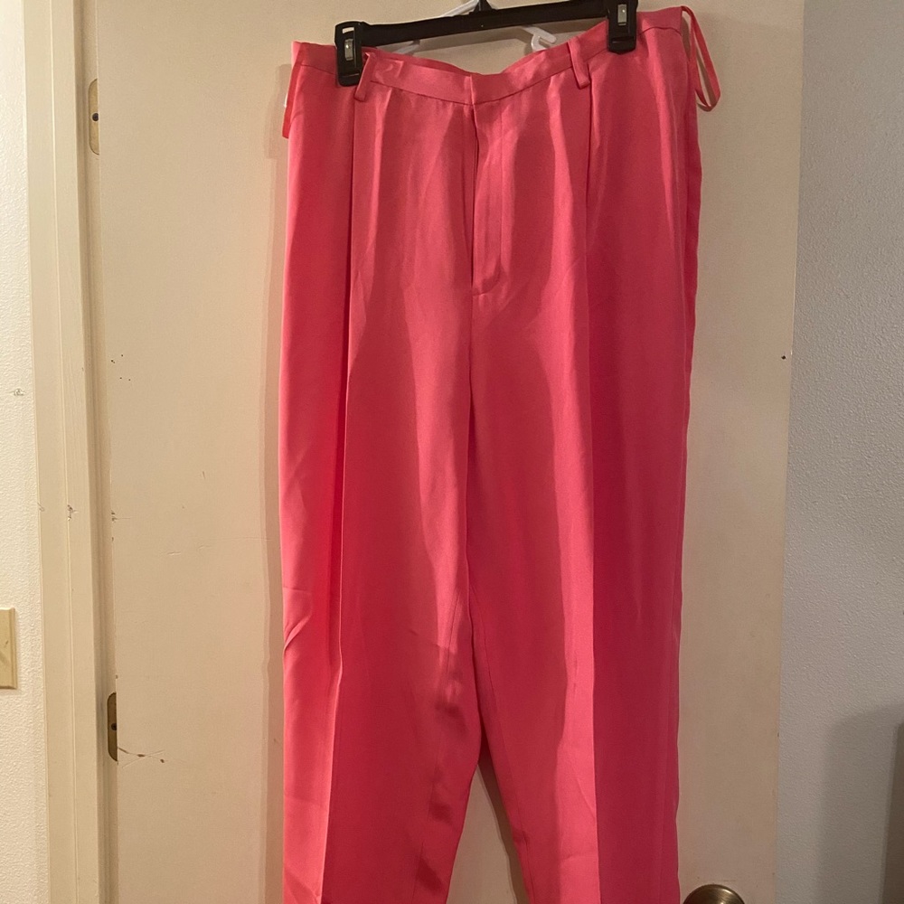 Ellen Tracy silk pants 14 NWT